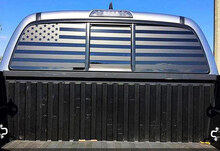 Custom American Flag REAR WINDOW TRUCK SUV Decal Sticker 2