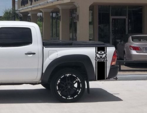 Custom Truck Bed Stripe Sticker Decal Set of (2) for Toyota Pickup#1