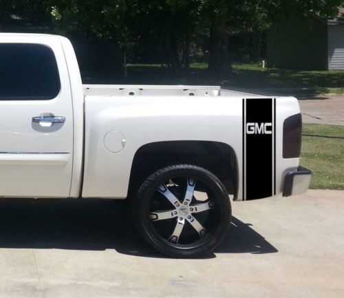 GMC ລົດ Pickup GMC Bed Stripe Custom Sticker Decal Set of (2)

