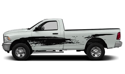 Mud Dirt Splatter Marks Lifted Graphic Decal Sticker Van Truck Vehicle 4 x 4 SUV