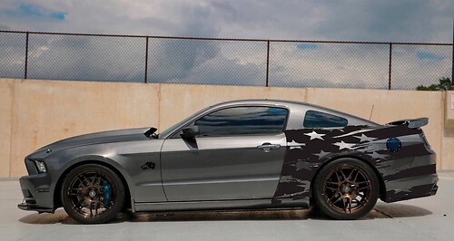 Side Graphics us American Flag Vinyl Sticker Decal