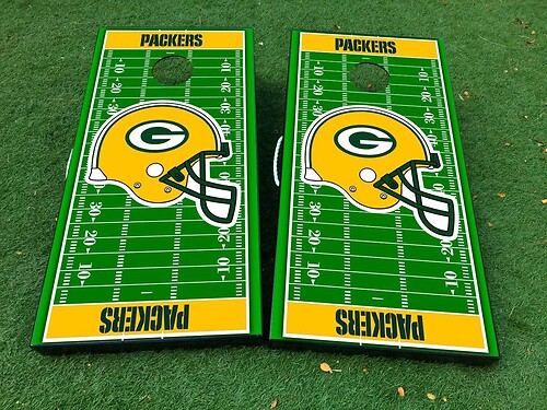 American football teams National Football League (NFL) Cornhole Board Game Sticker Decal VINYL WRAPS with LAMINATED