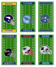 American football teams National Football League (NFL) Cornhole Board Game Sticker Decal VINYL WRAPS with LAMINATED 3