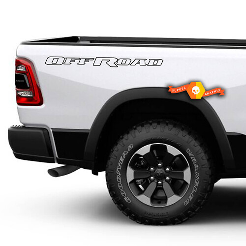 Dodge Ram Rebel Logo Side Truck Vinyl Sticker Decal Graphic Off Road