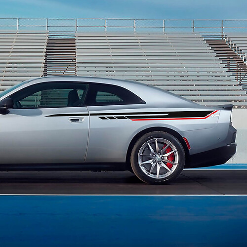 Side Quater Panel decal stripes for Dodge Charger Electric 2 colors