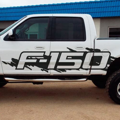 Ford F-150 Side Splash Grunge F150  F 150 Vinyl Sticker Decal Graphic Pickup Pick Up Bed Truck