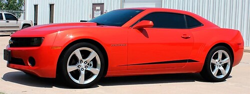2009-2015 Chevrolet Camaro Rocker Spike Graphic Kit Sticker Decal