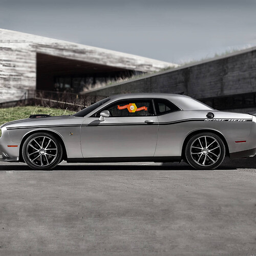 Sxt Side Stripe Kit Vinyl Decal Sticker for Dodge Challenger