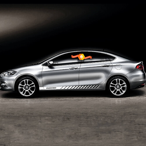 Dash Graphic Kit Vinyl Decal Sticker for Dodge Dart