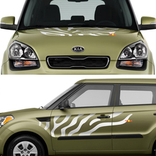 Side Doors Accents Decals Stickers fit to Kia Soul 3
 3