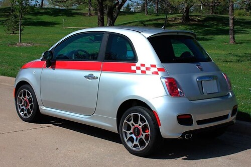 2011-2016 Fiat 500 SE5 Checkered Flag