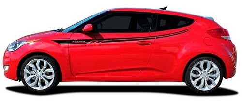 Rush Graphic Kit decal stickers fit to 2011-2017 Hyundai Veloster