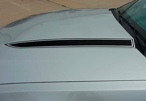 2010-2012 Ford Mustang Dominator Hood Spears Graphic Kit