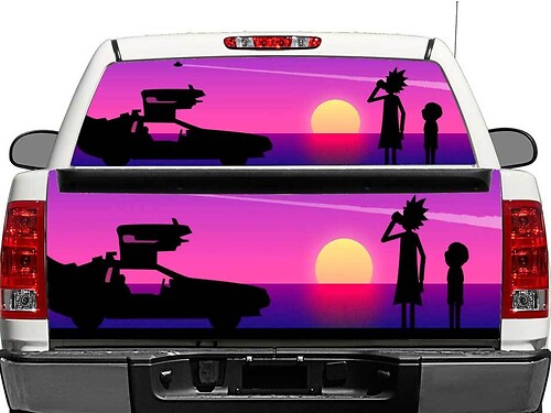 Rick and Morty 2 Rear Window OR tailgate Decal Sticker Pick-up Truck SUV Car
