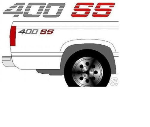 400 Ss Chevrolet Chevy Truck Bedside Stickers Decals