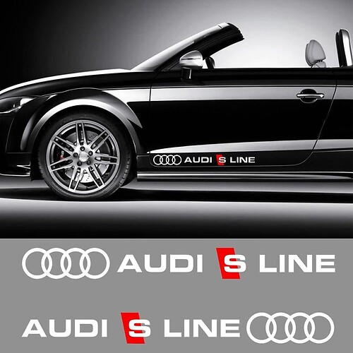 Audi S Line Motor Sports Decal Sticker

