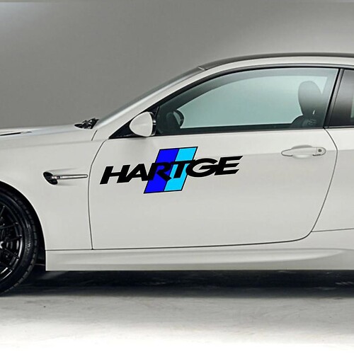 Racing Sponsors Decal Sticker. Hartge 1