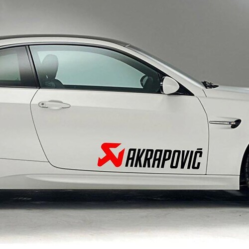 Racing Sponsors Decal Sticker. Akrapovic