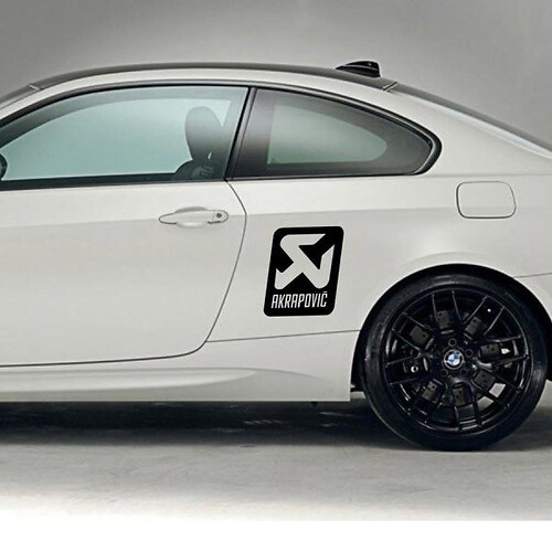 Racing Sponsors Decal Sticker. Akrapovic