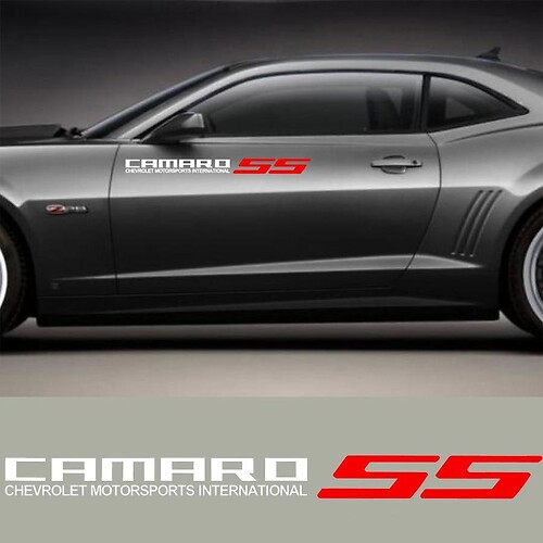 Chevrolet Camaro Motor Sports Decal Sticker