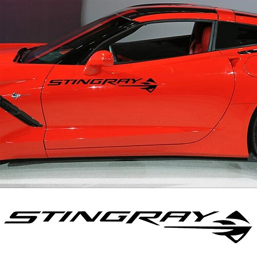 Chevrolet Corvette Stingray Sticker
