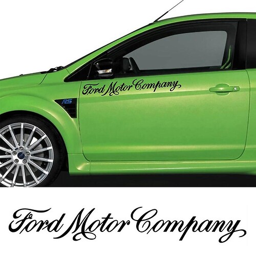 Ford Motor Sports Decal Sticker