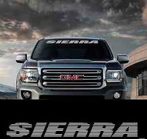 Sierra Gmc Windshield Banner 36