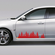 custom tree forest Vinyl Decal Sticker Graphic fit Suba WRX STI Forester 3