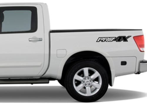 NISSAN Pro4X Off Road 2 Vinyl Stickers Decals TITAN FRONTIER ARMADA PATHFINDER 