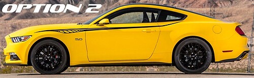 CUSTOM Tribal Stickers Decals Graphic Vinyl 2018 Stripes MUSTANG GT 2016 BOSS SHELBY 5.0