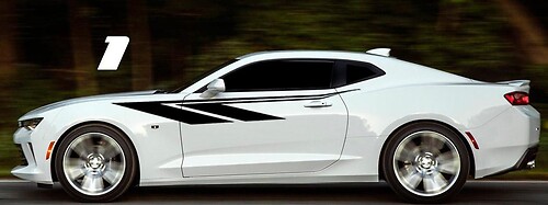 CUSTOM Tribal original Sticker Decal Graphic Vinyl Stripe Camaro SS RS 2016 Z28 2017 LT1