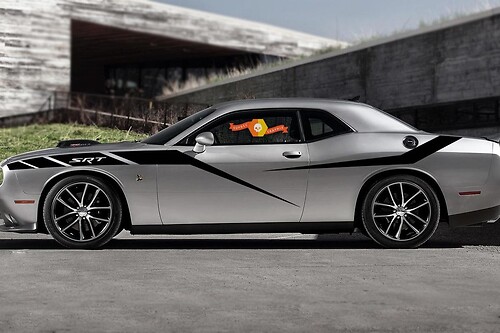 Custom Sticker Decal Graphics Vinyl Stripes CHALLENGER MOPAR SRT RT Strobe Scat HEMI 392