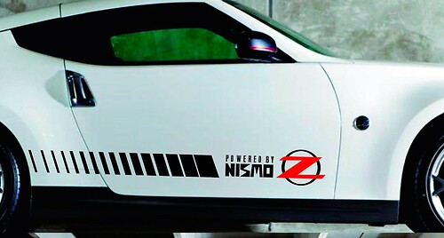 Sticker Decal Vinyl Fits NISSAN 350Z, 370Z, 300ZX, 240Z or Any Z Series 2006 and UP
