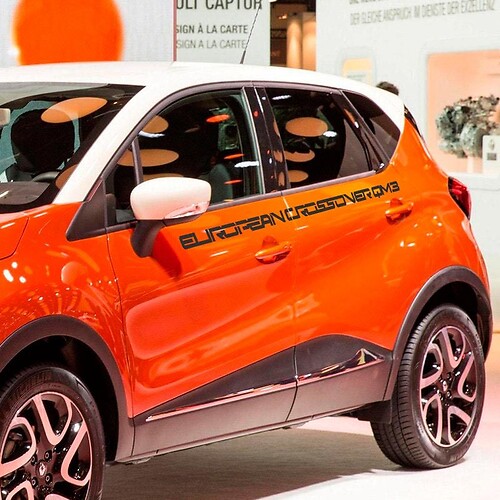 Lettering Decal Sticker Emblem Logo Vinyl Captur Qm3 For Renault