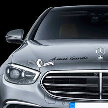 Hood Lettering Decal Sticker Emblem Vinyl For Mercedes-benz Avantgarde 2