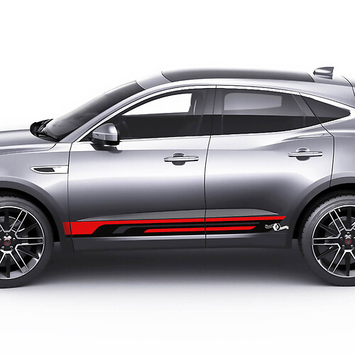 Jaguar E-Pace Side Lower Stripes Doors Graphics decal Logo sticker
