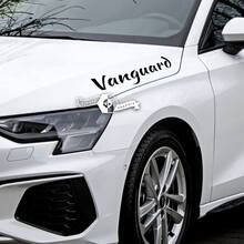 Hood Lettering Decal Sticker Emblem Logo Vinyl Vanguard For Audi 2