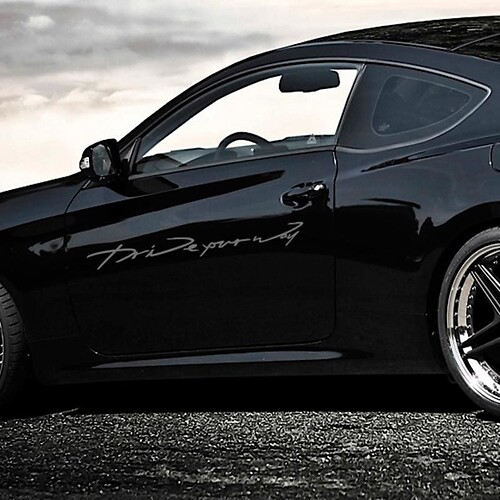 Lettering Decal Sticker Emblem Logo Vinyl For Nissan