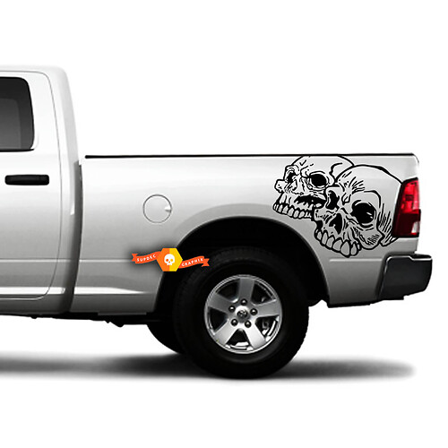 Truck Bed Stripes Vinyl Graphic Stickers Decals - Fits Toyota Tacoma Chevy Dodge