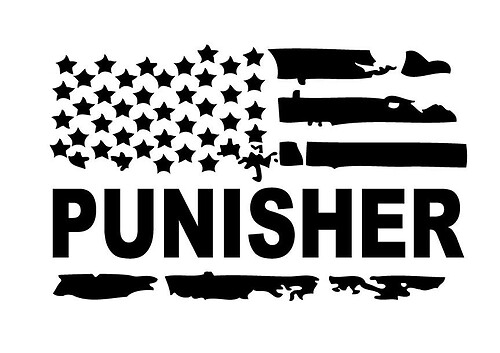 Distressed USA flag Hood vinyl sticker decal - Fits any hood - Camaro