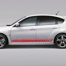 Decal Sticker Side Stripe Kit For Suba impreza hatchback 2007-2012 wrx sti 09 3