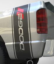 Dodge Hash Ram 1500 2500 3500 TRUCK bed box stripe decal vinyl Sticker Graphic 4