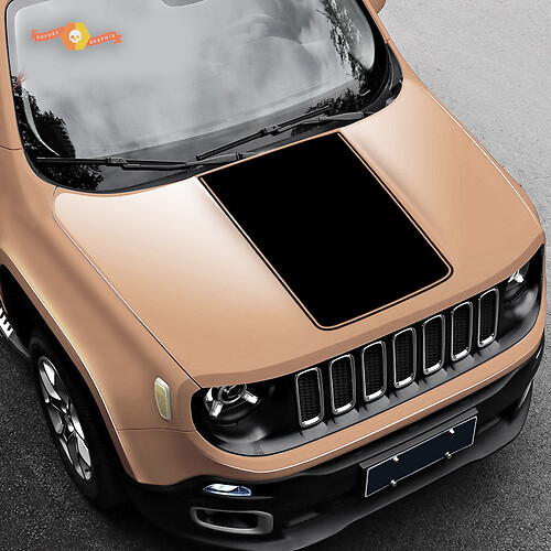 2015-2018 Jeep Renegade Vinyl Hood Decal Sticker Graphic
