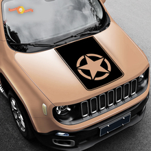 2015-2018 Jeep Renegade Vinyl Hood Decal Sticker Graphic
 3