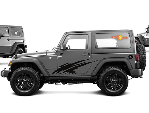 Mud Splash Decal Vinyl Sticker Graphic Stripe Jeep Wrangler