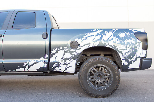 Toyota Tundra TRD 4X4 Fender Graphic Vinyl Sticker Decal Full Bed Part 2007-2013
