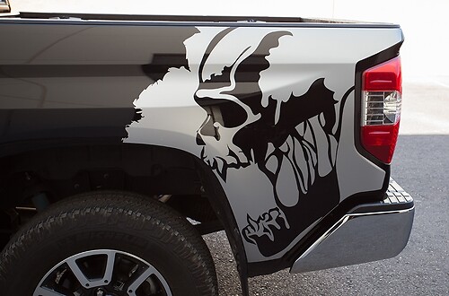 Toyota Tundra Art Fender Graphics Vinyl Sticker Decal - Scream (2014-2017)