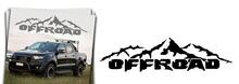4 Mountain Off-Road Hood Decal Sticker Graphic kit For Ford Ranger 5