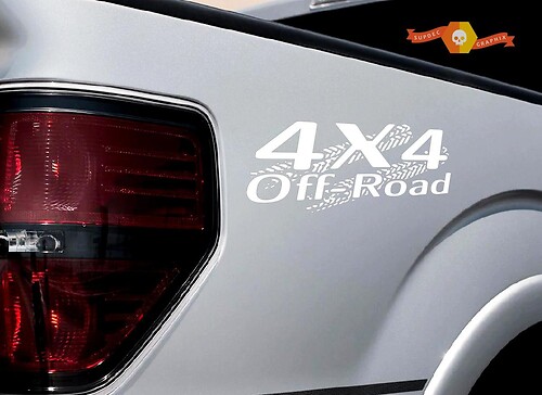 4x4 OFF ROAD ଟାୟର ଟ୍ରାକ୍ ଡିକାଲ୍ ଷ୍ଟିକର୍ ଟ୍ରକ୍ TRD ଟାକୋମା ଜିପ୍ ଡଜ୍ ଚେଭି ଫୋର୍ଡ୍ ଧୁଆଁ
