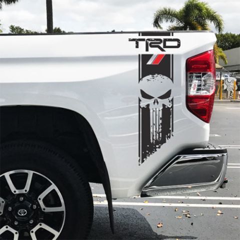 TRD Tundra Punisher Racing Decals Vinyl Sticker Decal Toyota sport off road 4x4
